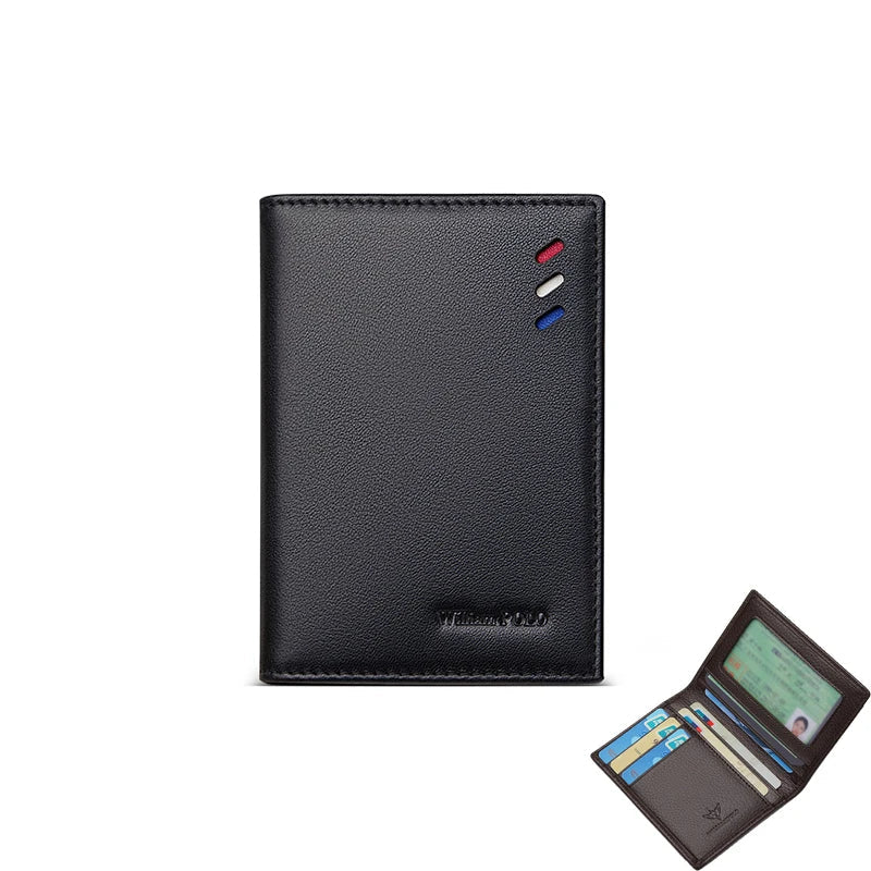 Carteira Slim de Couro Masculina William Polo Sevilha